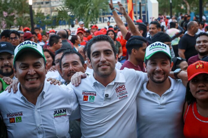 Con Juan Carrillo y Gino Segura avanza la 4T en favor del pueblo